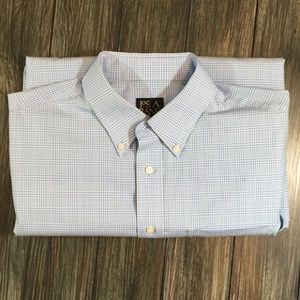 Jos. A. Bank Travelers Collection Plaid Button Up